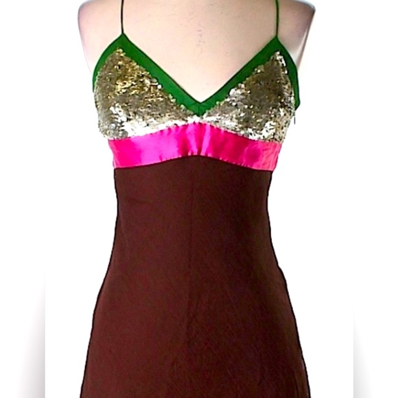 NWT BCBG long sequin dress - Picture 2 of 5